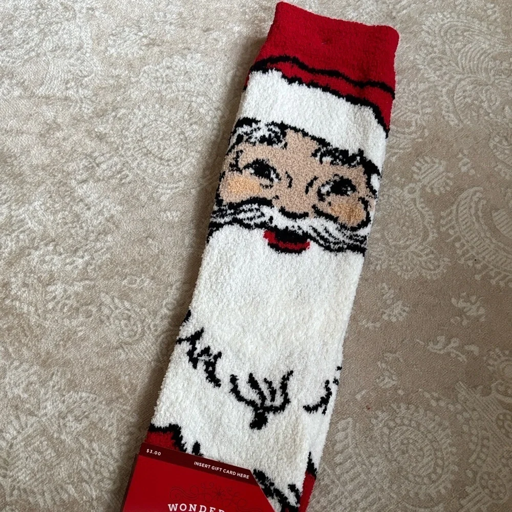 Brand New Christmas Advent Calendar 24 Day Cocktails Cookbook & Santa Crew Socks